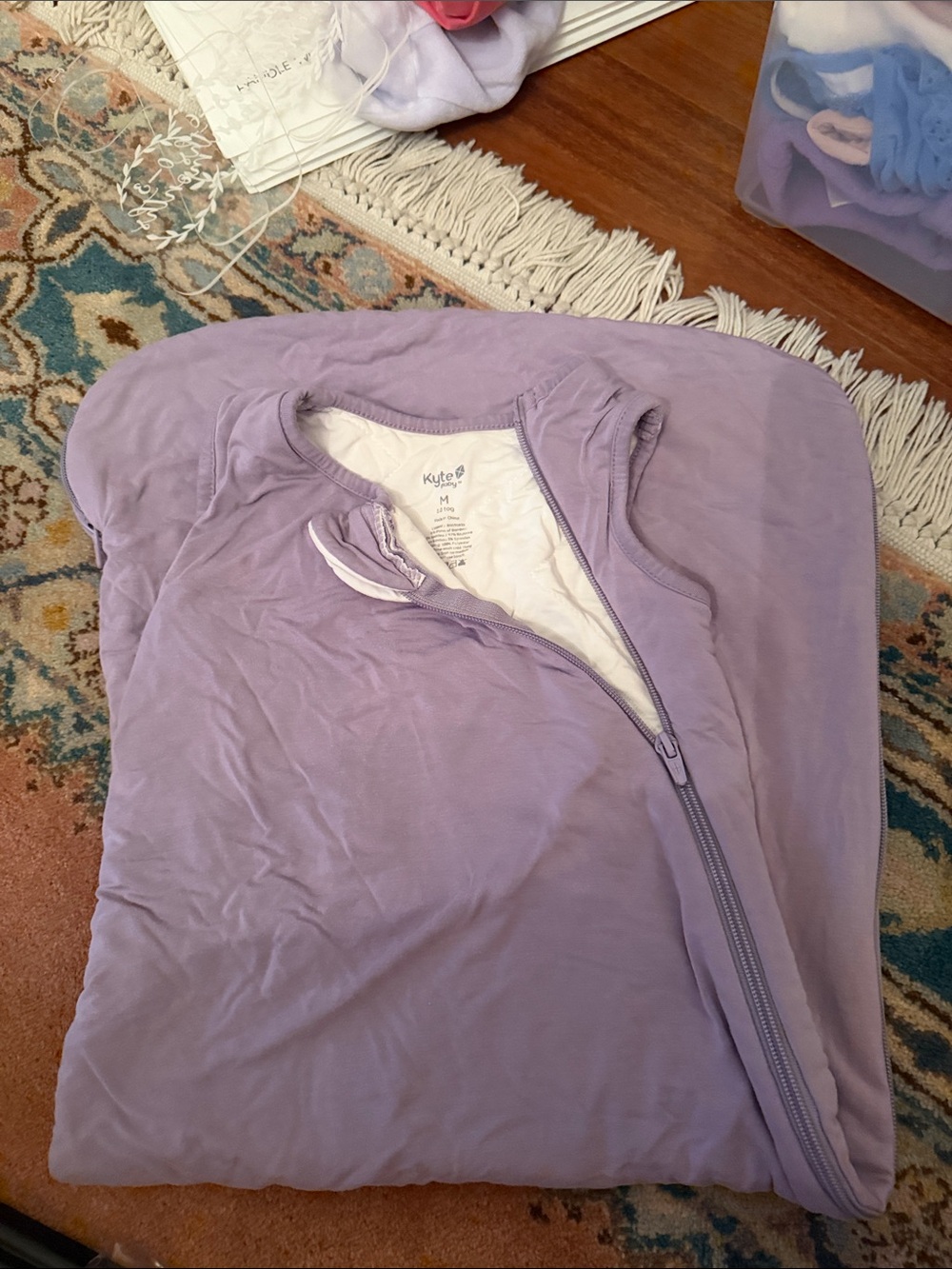 Kyte BABY Lavender Convertible Zip Sleeper